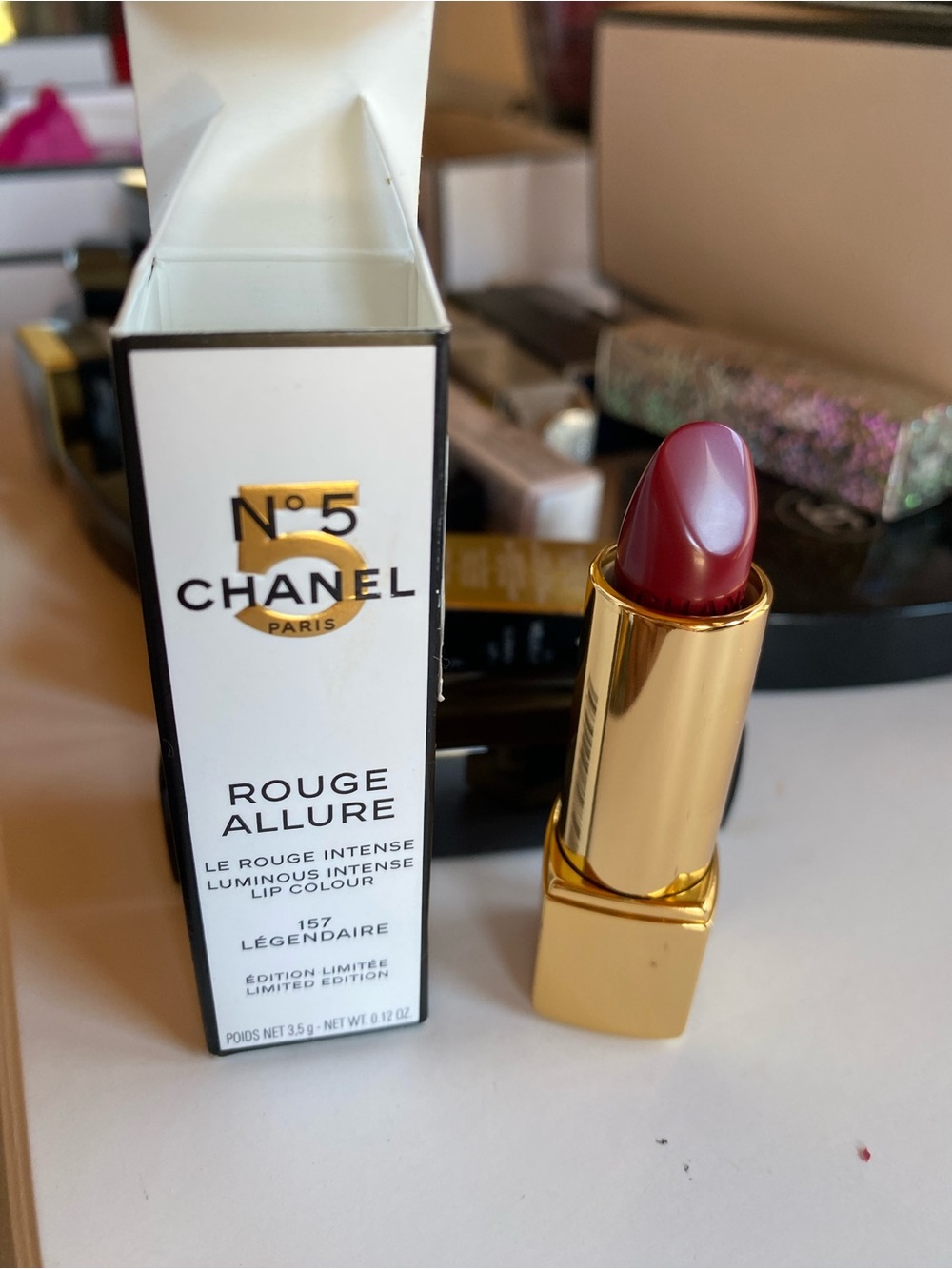 CHANEL Rouge Allure Lipstick in Deep Berry